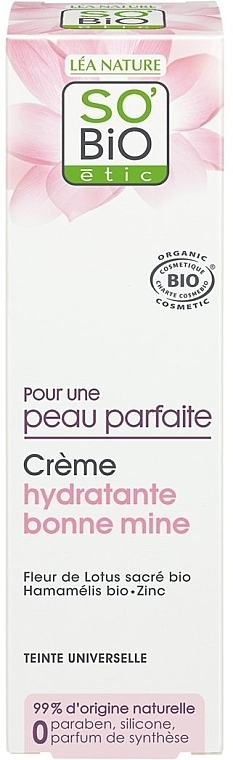 Moisturizing Face Cream - So'Bio Etic Brightening Moisturizing Cream — photo N1