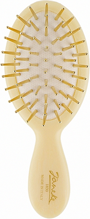 Small Massage Hair Brush, SP24G, milky - Janeke — photo N1