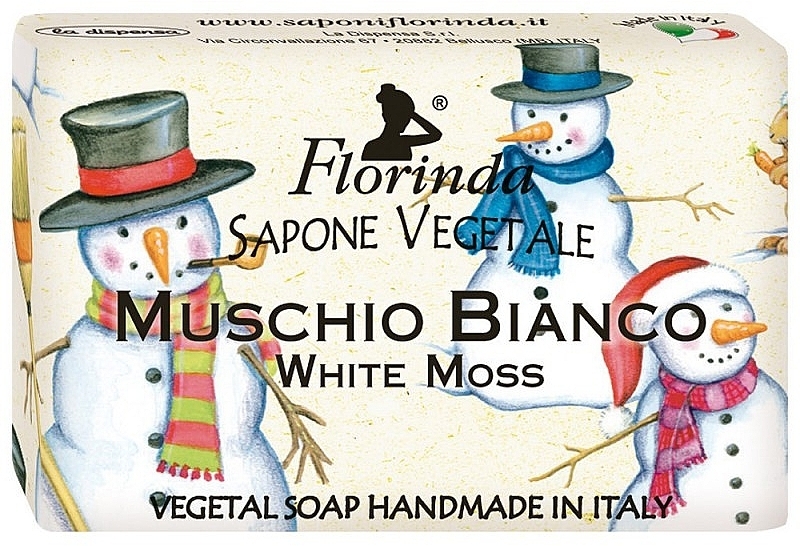 Vegetable Soap - Florinda Special Christmas White Moss Vegetable Soap Bar — photo N1