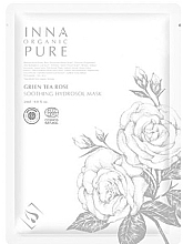 Fragrances, Perfumes, Cosmetics Soothing Face Mask with Rose and Green Tea - Inna Organic