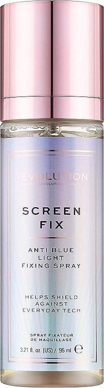 Setting Spray - Makeup Revolution Protect Screen Fix Anti Blue Light Fixing Spray — photo N1