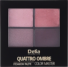 Fragrances, Perfumes, Cosmetics Eyeshadow - Delia Quattro Ombre Color Master