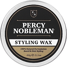 Fragrances, Perfumes, Cosmetics Hair Styling Wax - Percy Nobleman Styling Wax