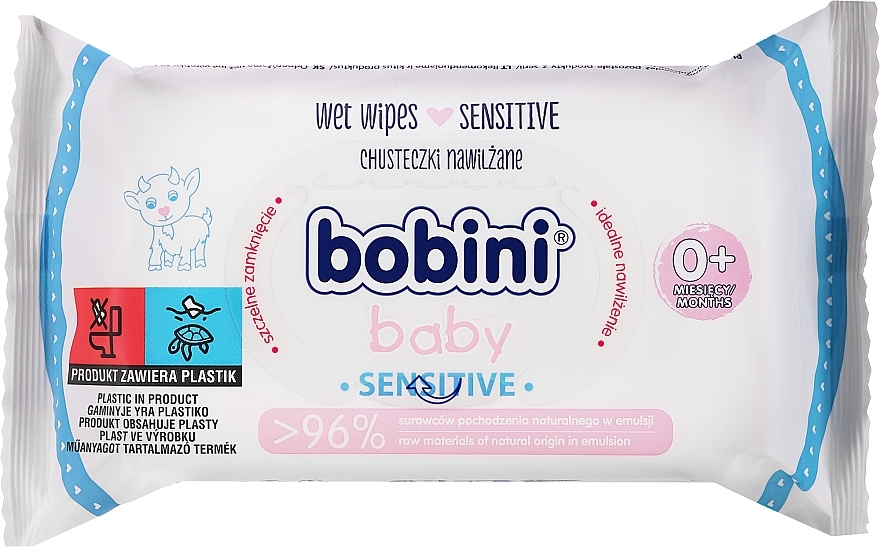 Baby Wet Wipes - Bobini Baby Sensitive Wet Wipes — photo N1