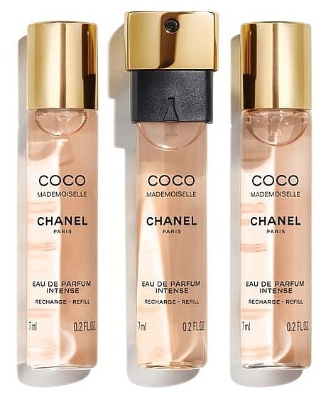 Chanel Coco Mademoiselle Eau de Parfum Intense Mini Twist and Spray Refill - Set (edp/refill/7mlx3)  — photo N4