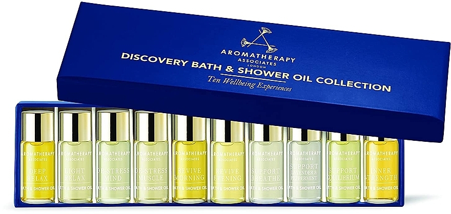 Set - Aromatherapy Associates Miniature Bath & Shower Oil Collection (sh/bath/oil/10x3ml) — photo N1