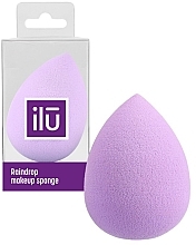 Fragrances, Perfumes, Cosmetics Teardrop Makeup Sponge, purple - Ilu Sponge Raindrop Purple