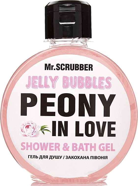 Shower Gel - Mr.Scrubber Jelly Bubbles Peony in Love Shower & Bath Gel — photo N1