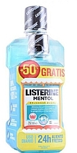 Fragrances, Perfumes, Cosmetics Set - Listerine Mento (mouthwash/500ml + mouthwash/250ml)