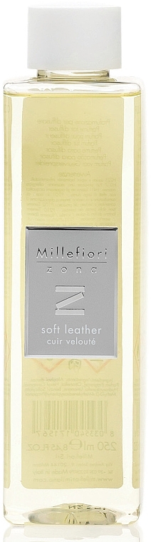 Fragrance Diffuser Refill 'Soft Leather' - Millefiori Milano Zona Soft Leather (refill) — photo N1