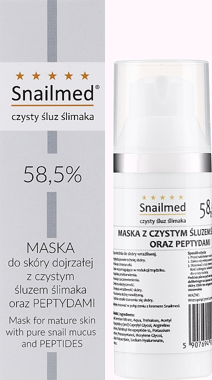 Snail & Peptide Mask for Mature Skin - Snailmed — photo N2