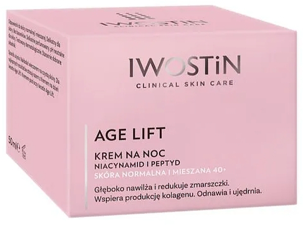 Night Cream for Normal and Combination Skin - Iwostin Age Lift — photo N2
