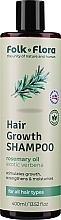 Fragrances, Perfumes, Cosmetics Hair Growth Shampoo with Rosemary & Verbena Oil - Folk&Flora Hair Growth Shampoo