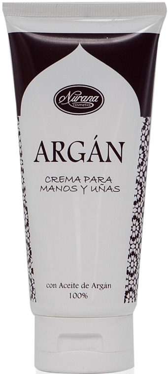 Hand & Nail Cream 'Argan' - Nurana Argan Hand And Nail Cream — photo N1