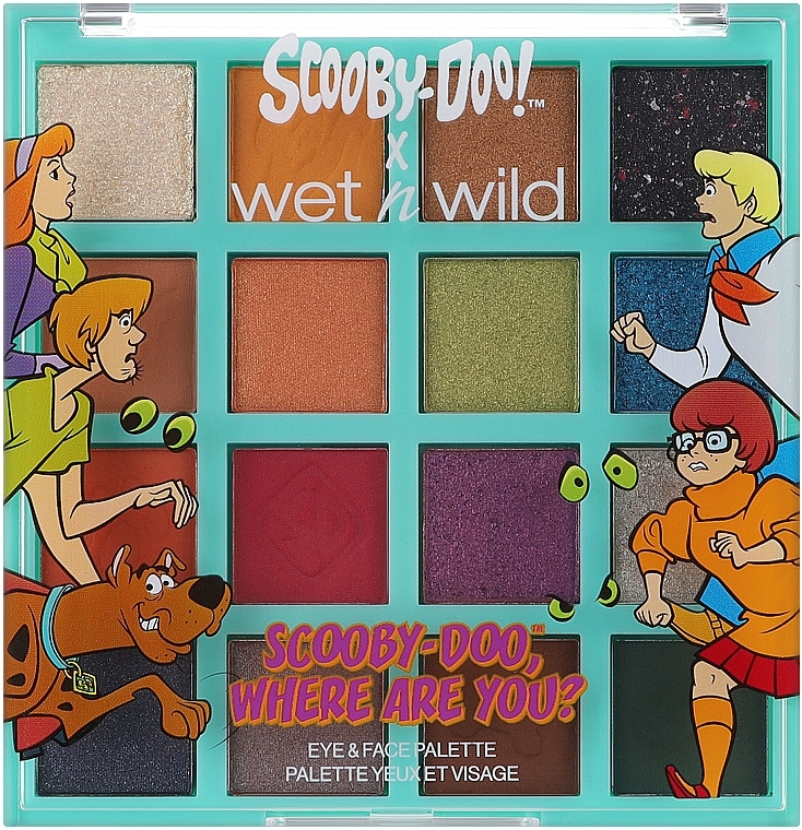 目と顔のメイクアップパレット - Wet N Wild x Scooby Doo Where are You? Eye & Face Palette — photo N2