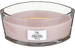 Fragrances, Perfumes, Cosmetics Scented Candle in Glass - Woodwick Hearthwick Flame Ellipse Candle Vanilla & Sea Salt