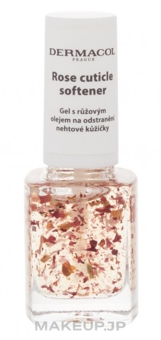 Cuticle Remover Gel - Dermacol Rose Cuticle Softener — photo 12 ml