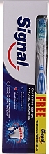 Fragrances, Perfumes, Cosmetics 青いブラシでセットします - Signal Cavity Protection Toothpaste (toothpaste/100ml + t/brush/1pc)