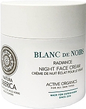 Fragrances, Perfumes, Cosmetics Night Face Cream - Natura Siberica Copenhagen Blanc de Noirs Radiance Night Face Cream