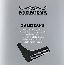 Beard Comb - Barburys Barberang Beard Shaping Comb — photo N16