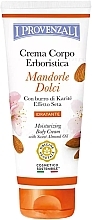 Body Cream with Sweet Almond Oil - I Provenzali Body Cream With Sweet Almond Oil & Karite — photo N1
