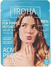 Anti-Acne Spot Patch - Iroha Nature Hydrocolloid Fun Pimple Patches — photo N1