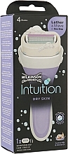 Shaving Machine + 1 Replaceable Blade - Wilkinson Sword Intuition Skin Coconut Milk & Almond Oil — photo N1