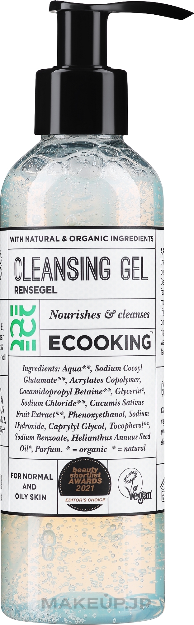 Cleansing Gel with Cucumber Extract - Ecooking Cleansing Gel — photo 200 ml