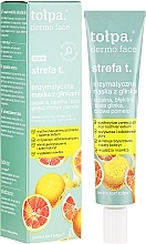 Fragrances, Perfumes, Cosmetics Enzyme Clay Face Mask - Tolpa Dermo Face Strefa T Face Mask