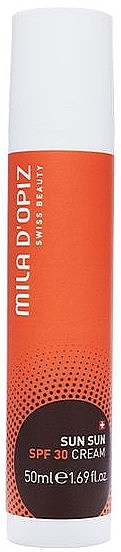 Sunscreen Body Cream SPF30 - Mila D'Opiz Sun Sun Cream — photo N1