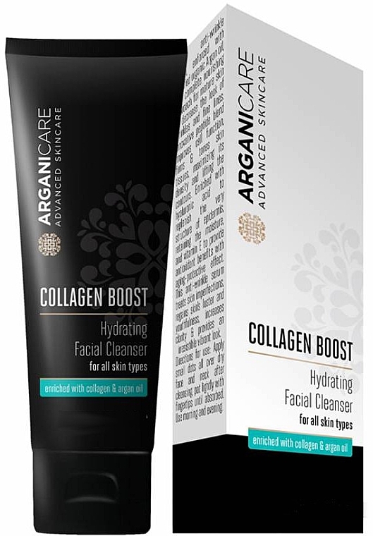 Facial Cleanser - Arganicare Collagen Boost Hydrating Facial Cleanser  — photo N2