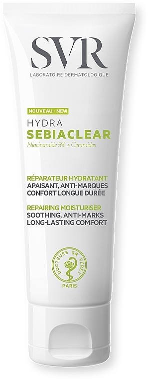 Oily Skin Moisturizing Cream - SVR Sebiaclear Hydra  — photo N2