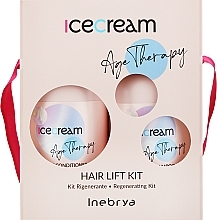 Set - Inebrya Ice Cream Age Therapy Hair Lift Kit Set (shamp/300ml + cond/300ml) — photo N1