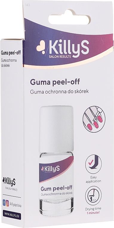 Cuticle Peel-Off Gum - KillyS Gum Peel-off — photo N1