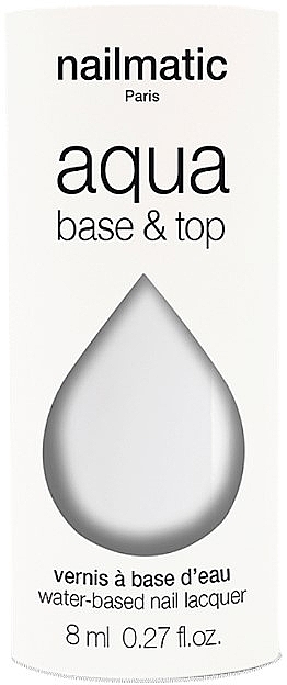 Base & Top Coat 2in1 - Nailmatic Aqua Base & Top — photo N3