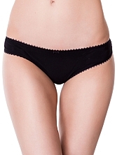 Fragrances, Perfumes, Cosmetics Thongs 'Classic poyasnaya', black - Fleri