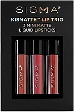 Fragrances, Perfumes, Cosmetics Lipstick Set - Sigma Beauty Kismatte Lip Trio (lipstick/3*1.4g)