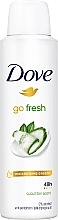 Deodorant - Dove Go Fresh Cucumber Scent Deodorant — photo N1