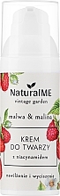 Fragrances, Perfumes, Cosmetics マロー＆ラズベリー ナイアシンアミド フェイスクリーム - NaturalME Vintage Garden Malwa & Raspberry Moisturizing & Calming Cream With Niacinamide