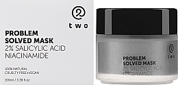 フェイス マスク - Two Cosmetics Problem Solved Mask 2% Salicylic Acid Niacinamide — photo N1