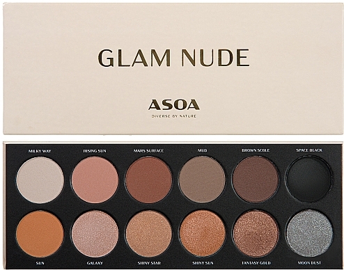 Eyeshadow Palette - Asoa Glam Nude — photo N1