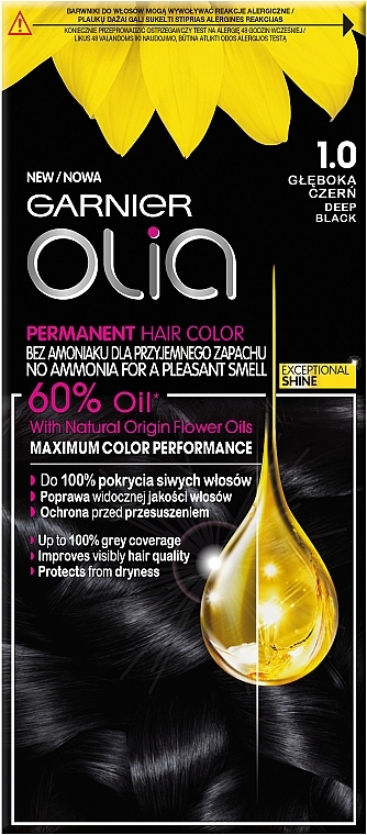 Ammonia-Free Long-Lasting Cream Color - Garnier Olia — photo N1