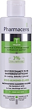 Fragrances, Perfumes, Cosmetics Bacteriostatic Cleansing Solution for Face, Decollete and Back with 3% Almond Acid - Pharmaceris T Sebo-Almond-Claris Bacteriostatic Cleansing Solution