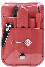 Fragrances, Perfumes, Cosmetics 5-Piece Manicure Set, pink case - Beauty Look