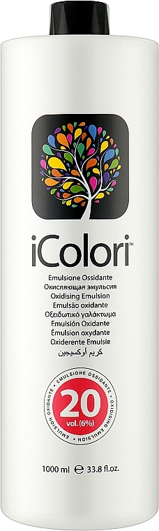 Cream Color Oxidizer 20VOL - iColori Hair Care Oxidizer — photo N1