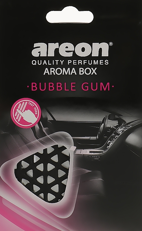 Car Air Freshener - Areon Aroma Box Bubble Gum — photo N1