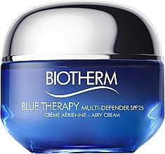 Fragrances, Perfumes, Cosmetics Face Cream for Normal to Combination Skin - Biotherm Blue Therapy Multi Defender SPF 25 