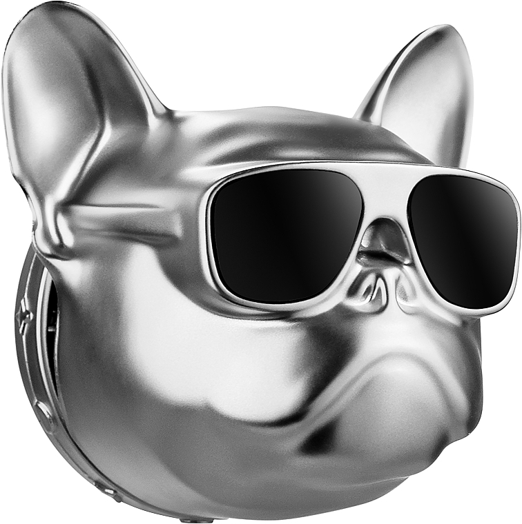 Silver Bulldog Car Air Freshener - MAKEUP — photo N4