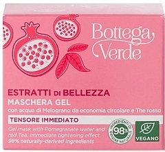 Face Gel Mask with Pomegranate Water - Bottega Verde Beauty Extracts Gel Mask With Pomegranate Water — photo N3