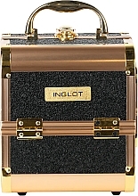 Fragrances, Perfumes, Cosmetics Cosmetic Case, black - Inglot Diamond Makeup Case Black